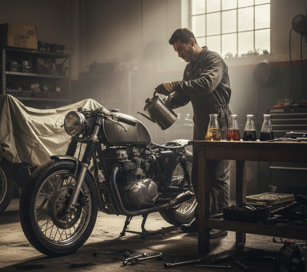 20W50 vs 25W60 en moto